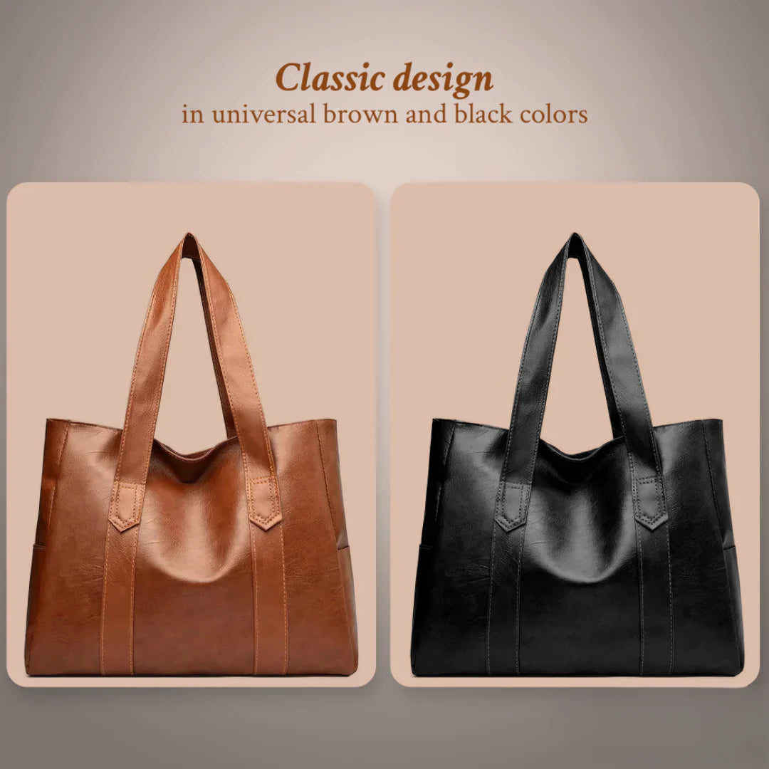 Mia™ Timeless Elegance | Classic Tote Leather Bag