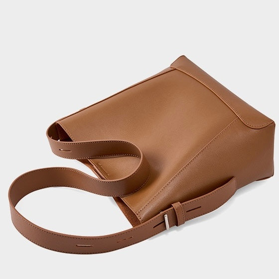 Niva Classic Bucket Bag – Brown Leather