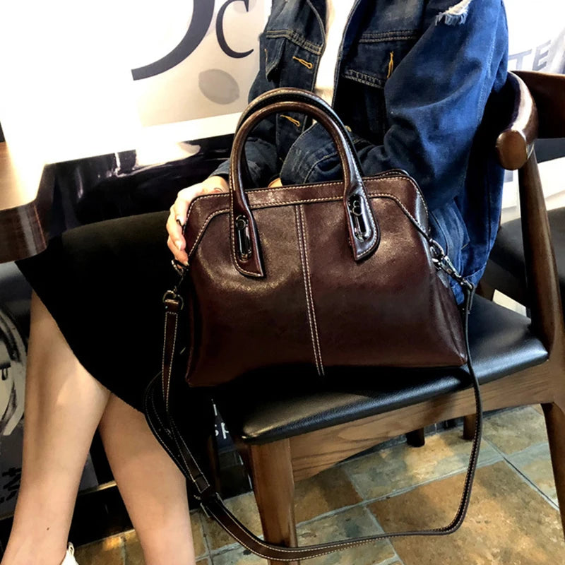 The Johanna Bag in Midnight Black