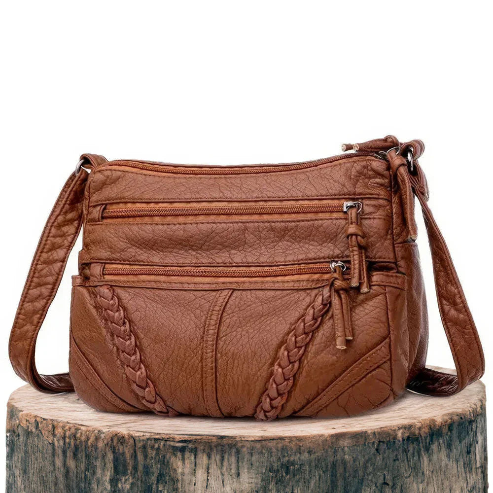 Zoe™ Classic Harmony | Stylish Compact Leather Bag