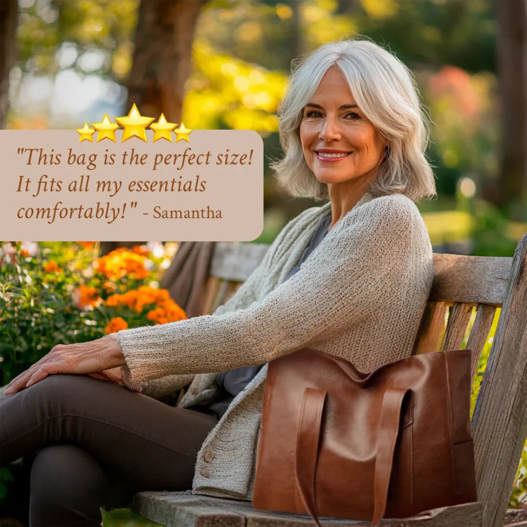 Mia™ Timeless Elegance | Classic Tote Leather Bag