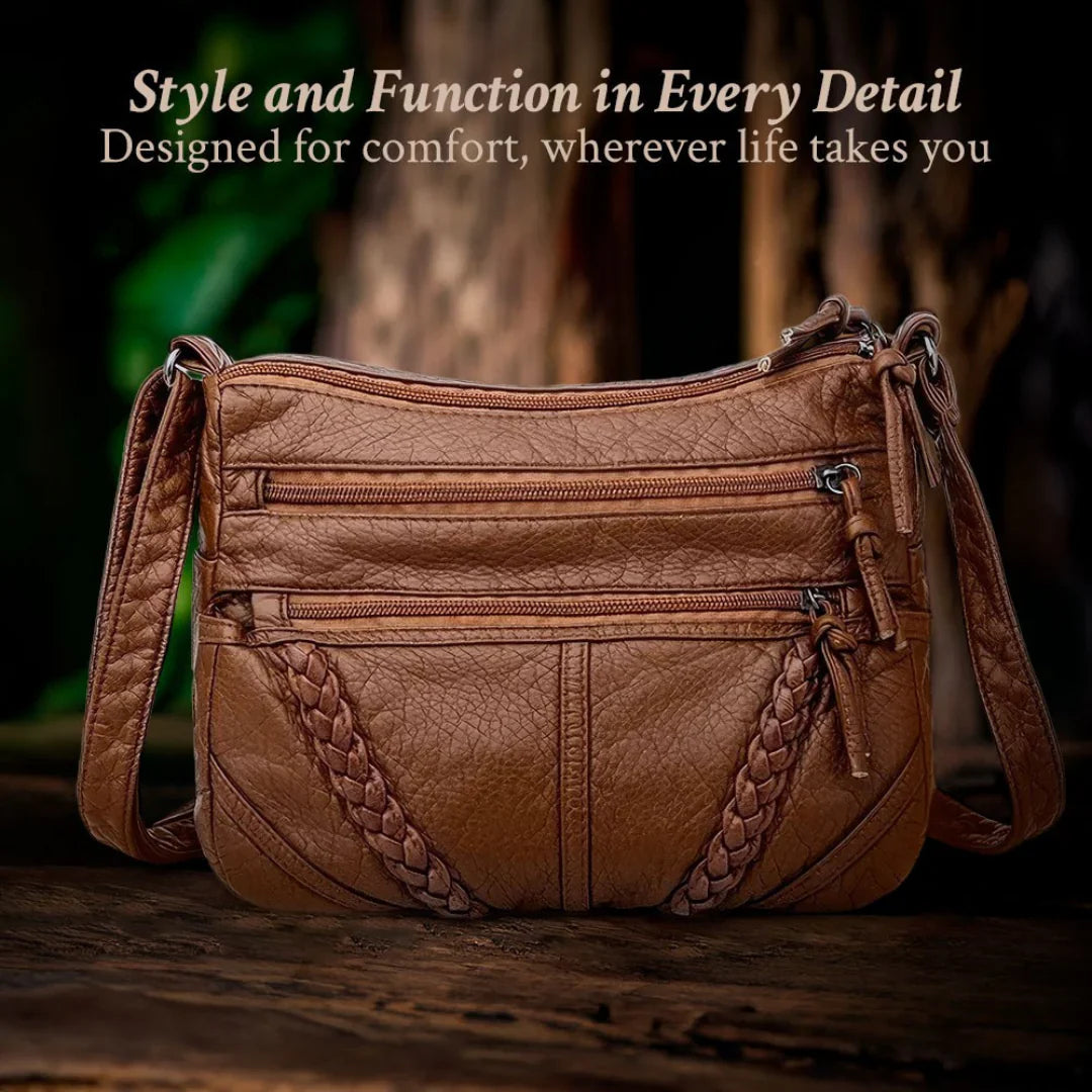 Zoe™ Classic Harmony | Stylish Compact Leather Bag